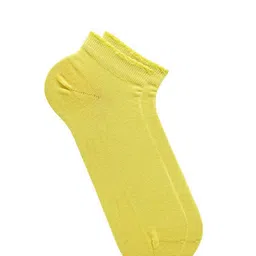 Soxytoes Unisex Yellow Solid Ankle-Length Socks-25