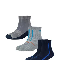 Cotstyle Men Pack Of 3 Anti-Bacterial Ankle-Length Socks-44