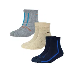 Cotstyle Pack Of 3 Anti-Bacterial Ankle-Length Socks-18