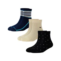 Cotstyle Men Pack Of 3 Anti Bacterial Ankle Length Socks-22