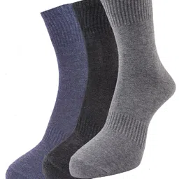 Dollar Men Pack Of 3 Assorted Ankle-Length Socks-image-88