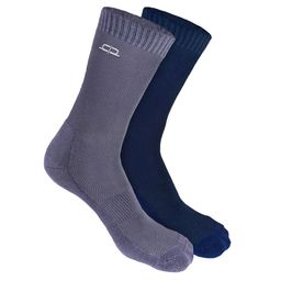 Heelium Men Set of 2 Odour-Free Breathable Bamboo Crew Length Socks-49