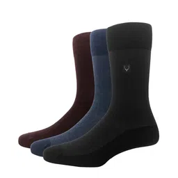 Allen Solly Men Pack Of 3 Solid Calf-Length Socks-6