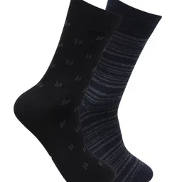 Bonjour Men Pack Of 2 Assorted Calf-Length Socks-image-83