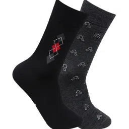 Bonjour Men Pack Of 2 Assorted Calf-Length Socks-32