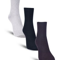 Dollar Socks Men Pack Of 3 Ribbed Cotton Calf-Length Socks-image-69