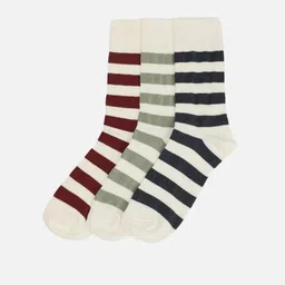 Trendyol Men Pack Of 3 Striped Calf-Length Socks-22