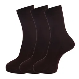 Dollar Socks Men Pack of 3 Full Length Brown Socks-picture-55
