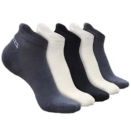 Heelium Men Padded Base Anti-bacterial Bamboo Ankle Length Socks-image-13