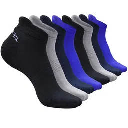 Heelium Men Padded Base Anti-bacterial Bamboo Ankle Length Socks-picture-40