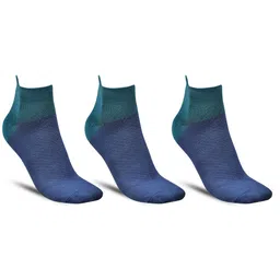 Dollar Socks Men Pack Of 3 Colorblocked Ankle Length Socks-picture-15