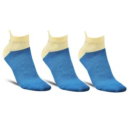 Dollar Socks Men Pack Of 3 Colorblocked Ankle Length Socks-picture-14