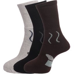Dollar Socks Men Pack Of 3 Assorted Above Ankle-Length Cotton Socks-picture-14