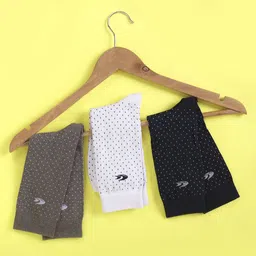 Allen Cooper Men Pack Of 3 Assorted Above Ankle-Length Cotton Socks-41