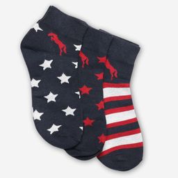 JUMP USA Women Pack of 3 Assorted Cotton Ankle-Length Socks-image-37