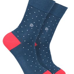 Bonjour Men Navy Moleclue Formal Socks-52