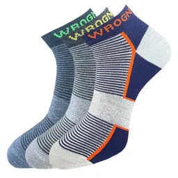 WROGN Men Pack of 6 Patterned Ankle-Length Socks image 2