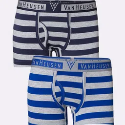 Van Heusen Boys Pack of 2 Striped Colour Fresh Ultra Soft Trunks-image-98