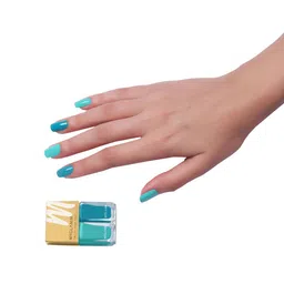 MyGlamm Set of 2 High Gloss 2 IN 1 Nail Paint 10 ml Each - Poolside Soiree image 3