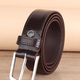 ZORO Men Brown Solid Leather Belt-image-19