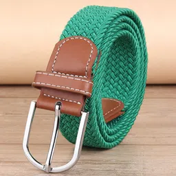 ZORO Men Green Canvas Belt-image-35