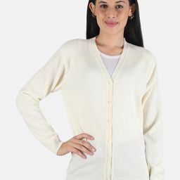 Monte Carlo Women Cream-Coloured Cardigan-image-35
