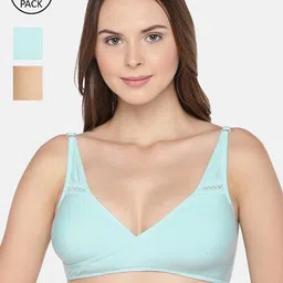 Inner Sense Pack of 3 Assorted Solid Organic Antimicrobial Maternity Sustainable Bra IMB007C_7C_7F--picture-24