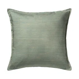 HOUZZCODE Green Set of 2 Solid Square Cushion Covers image 2