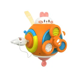 OPINA Kids 6 In 1 Activity Busy Cube Sensory Toys With Spinner-31