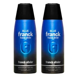 Franck Olivier Men Set of 2 Blue Franck Odour Control Deodorant Spray - 250 ml each-15