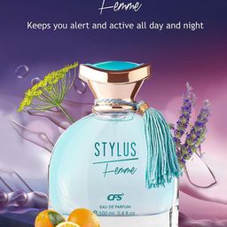CFS Stylus Eau De Parfum & Black Long Lasting Deodorant -100ml+200ml-19