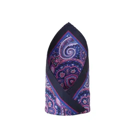 Allen Solly Blue Printed Pocket Square-picture-17
