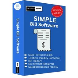 Hargun Shop Simple Bill Software - Software for PC - Lifetime Validity | Simple Bill Software | Latest Version (Email Delivery in 2 hours- No CD) image 1