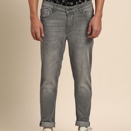 Being Human Clothing Men Cropped Fit Heavy Fade Acid Wash Stretchable Jeans-image-45