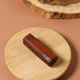 RDK Chandan Pata Original Sandalwood Stick with Rubbing Stone - Red-0
