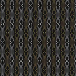 Asian royal Black & White Abstract Self Adhesive Heat Resistant Waterproof Wall Sticker-image-37