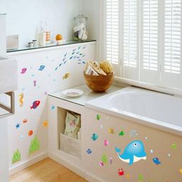 Jaamso Royals Blue & Green Cartoon Printed Self-Adhesive Wall Sticker-image-19