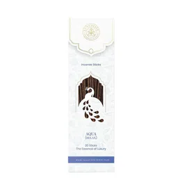 LUXURIATE Brown & White Aqua Breeze Natural & Non-Toxic Incense Sticks-19