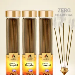 The Aroma Factory 3-Pcs Brown Kesar Chandan Incense Sticks-image-87