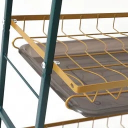 UMAI Green & Yellow Multi-Utility 3-LayerBowl Organisers image 3