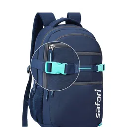 Safari Unisex Typography Backpack with Compression Straps image 2