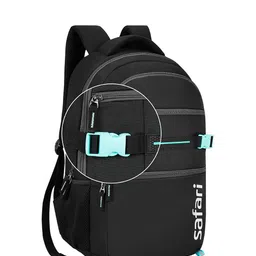 Safari Unisex Typography Backpack with Compression Straps image 5