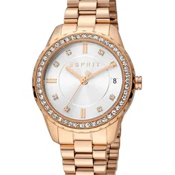 ESPRIT Women Embellished Stainless Steel Bracelet Style Straps Analogue Watch ES1L395M0055-picture-16