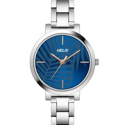 Helix Women Printed Dial & Stainless Steel Bracelet Style Straps Analogue Watch TW041HL17-image-77