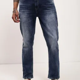 SHOWOFF Men Comfort Slim Fit Low-Rise Heavy Fade Acid Wash Stretchable Jeans-picture-12