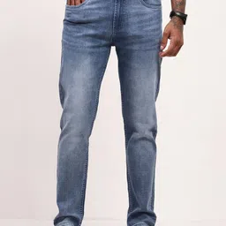 SHOWOFF Men Comfort Straight Fit Low-Rise Heavy Fade Stretchable Jeans-picture-27