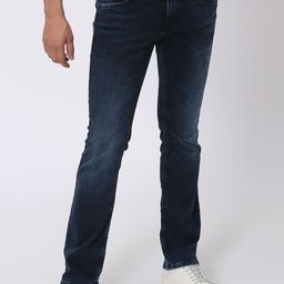 Mufti Men Low-Rise Bootcut Rise Light Fade Clean Look Whiskers Stretchable Jeans-image-62