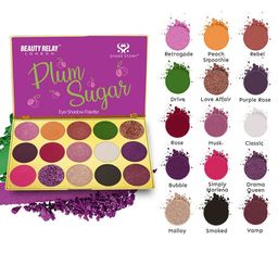BeautyRelay London Shade Story Eyeshadow Palette 45 g - Plum Sugar-44