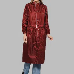 THE CLOWNFISH Waterproof Reversible Double Layer Hoodie Rain Jacket-image-30