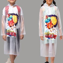 THE CLOWNFISH Kids Printed Hooded Waterproof Rain Suit-32